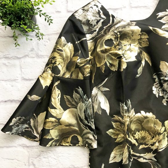 Trina Turk Rachelle Jacquard Sheath Dress Bell 2 - Picture 3 of 8